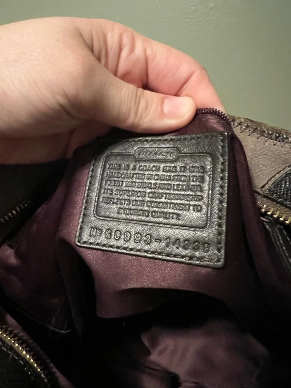 Coach Brooke Inlaid C Hobo Bag - Picture 9 of 11